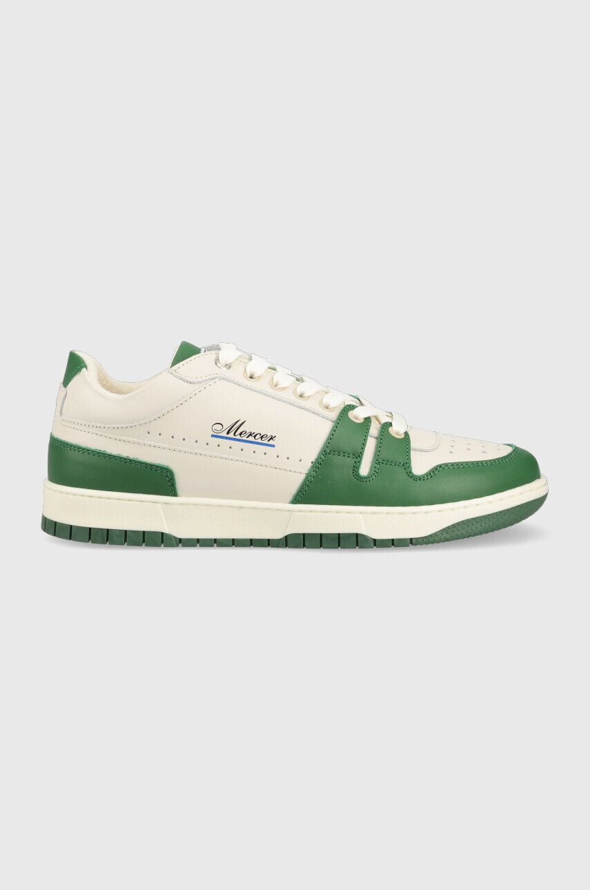 Mercer Amsterdam sneakers din piele The Brooklyn culoarea verde - Pled.ro