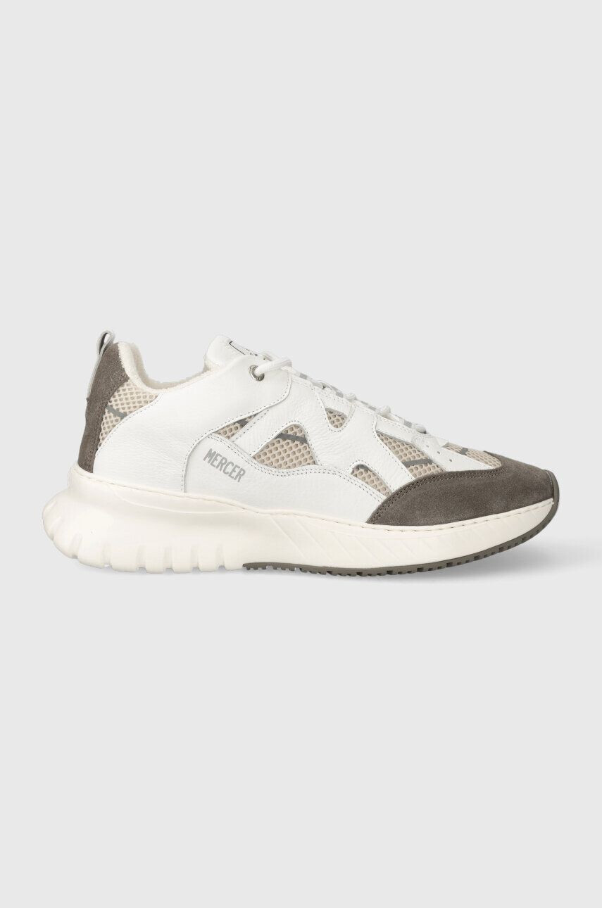 Mercer Amsterdam sneakers din piele The Jupiter culoarea alb ME233016 - Pled.ro