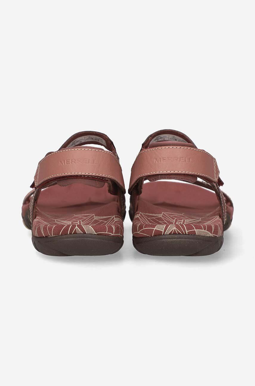 Merrell sandale de piele femei culoarea roz - Pled.ro