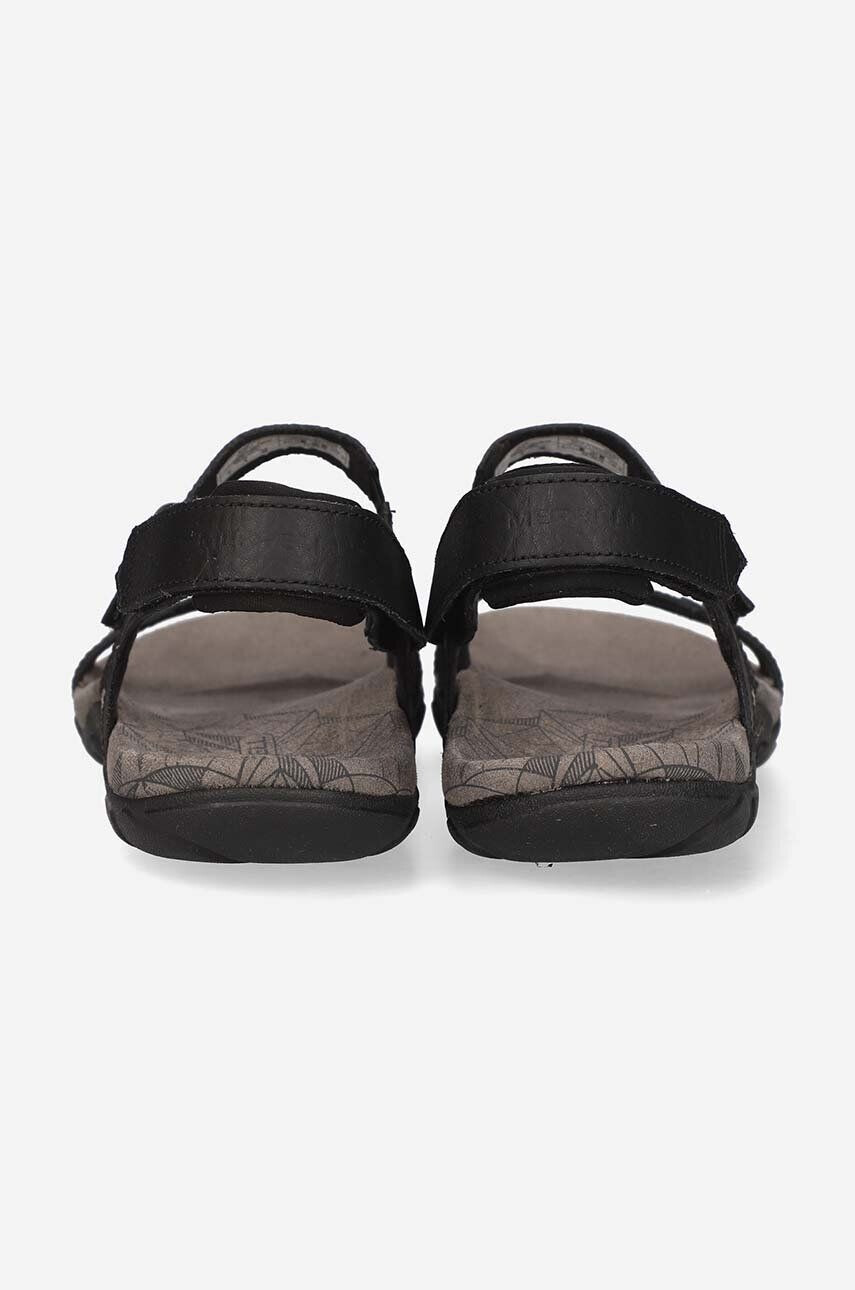 Merrell sandale de piele femei culoarea negru - Pled.ro