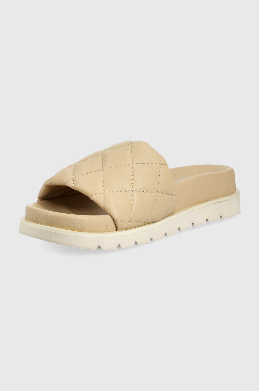 Mexx papuci Sandal Jaël femei culoarea bej cu platforma - Pled.ro