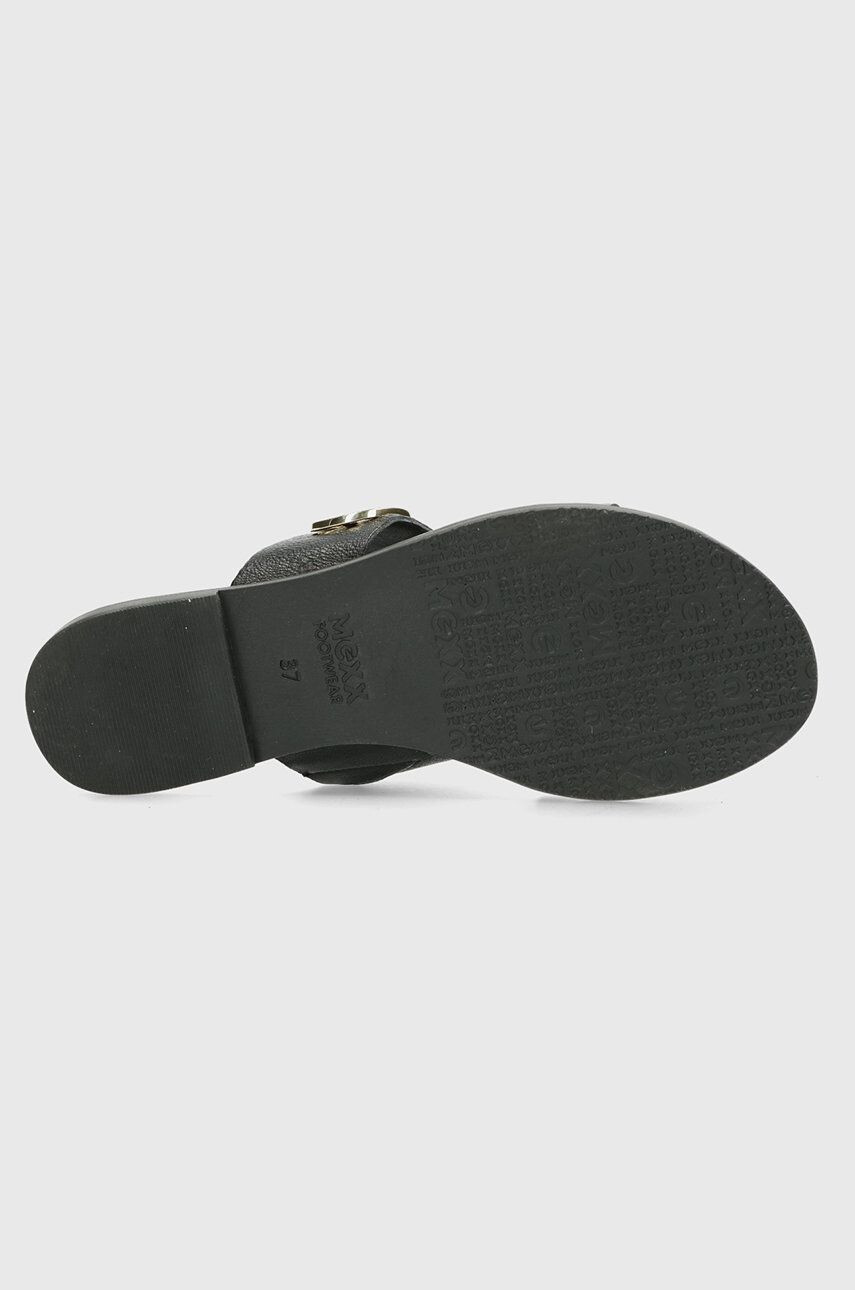 Mexx slapi de piele Sandal Jowella femei culoarea negru - Pled.ro