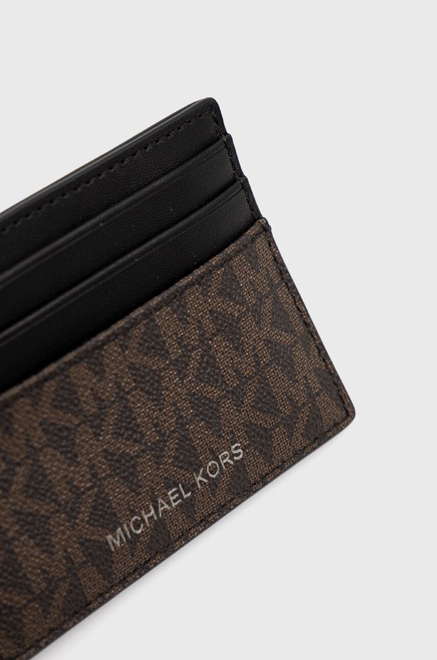 Michael Kors carcasa cardului barbati culoarea negru - Pled.ro