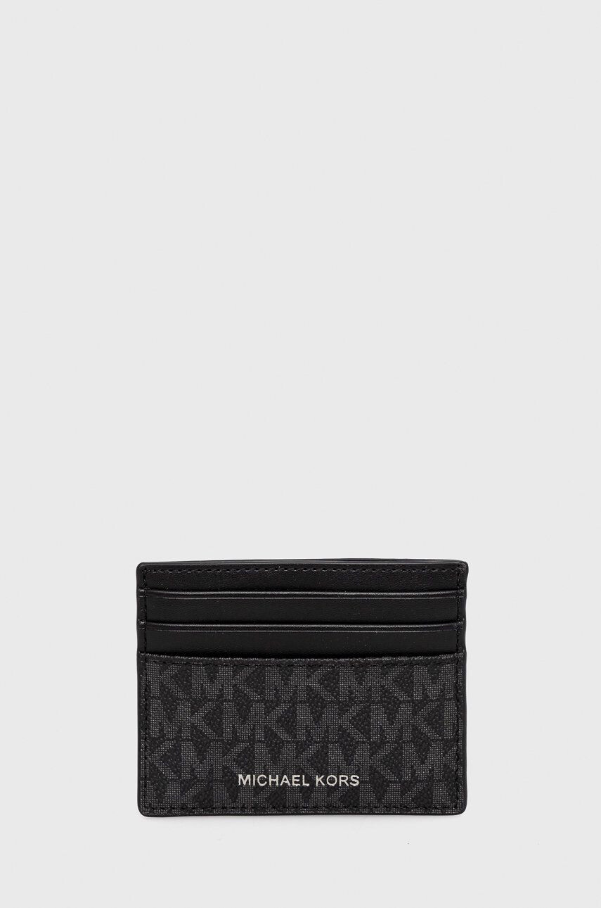 Michael Kors carcasa cardului barbati culoarea negru - Pled.ro