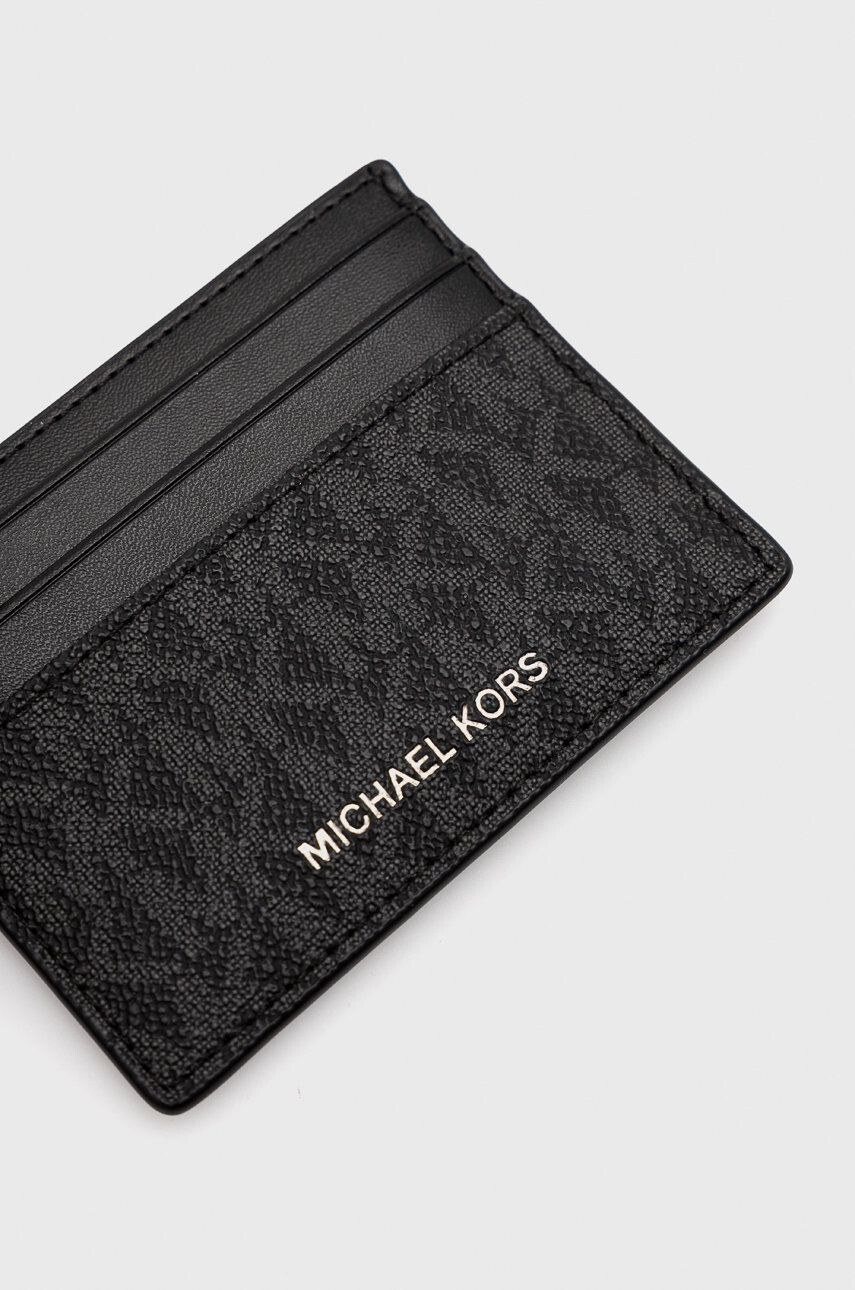 Michael Kors carcasa cardului barbati culoarea negru - Pled.ro