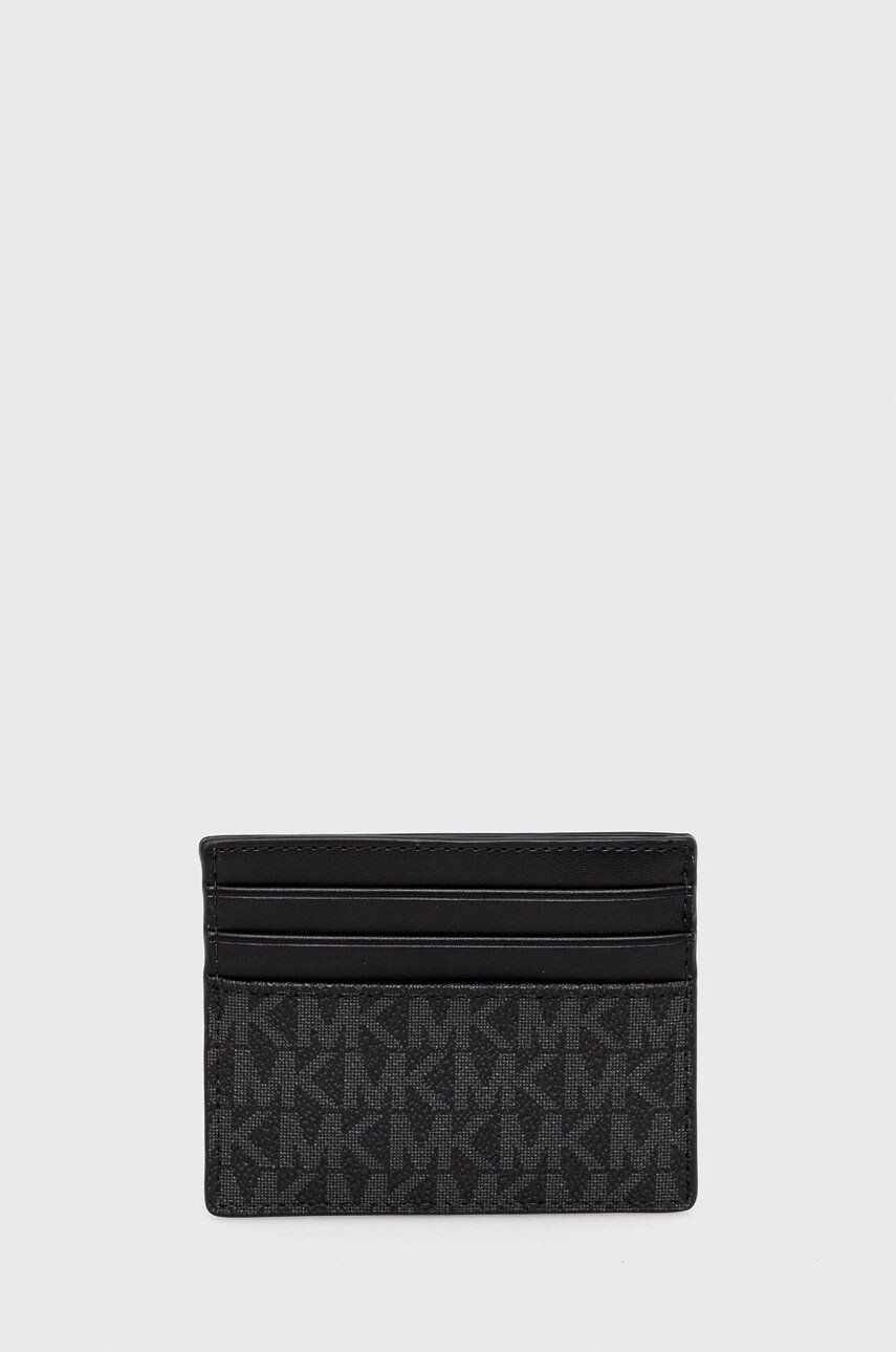 Michael Kors carcasa cardului barbati culoarea negru - Pled.ro