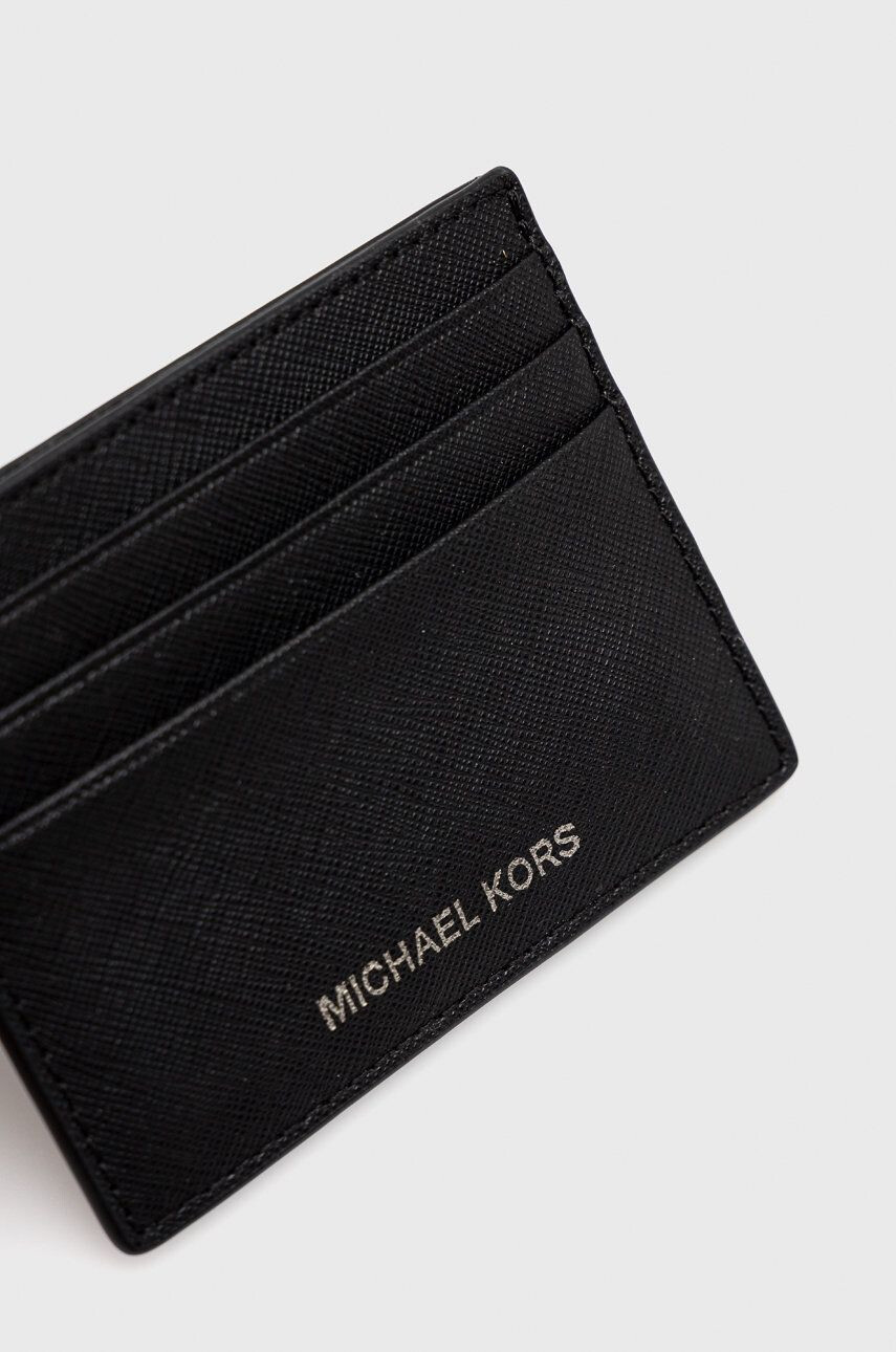 Michael Kors carcasa din piele barbati culoarea negru - Pled.ro