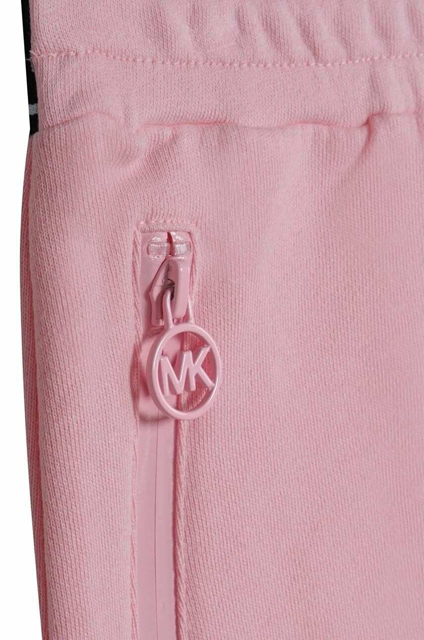 Michael Kors fusta din bumbac pentru copii culoarea roz mini drept - Pled.ro