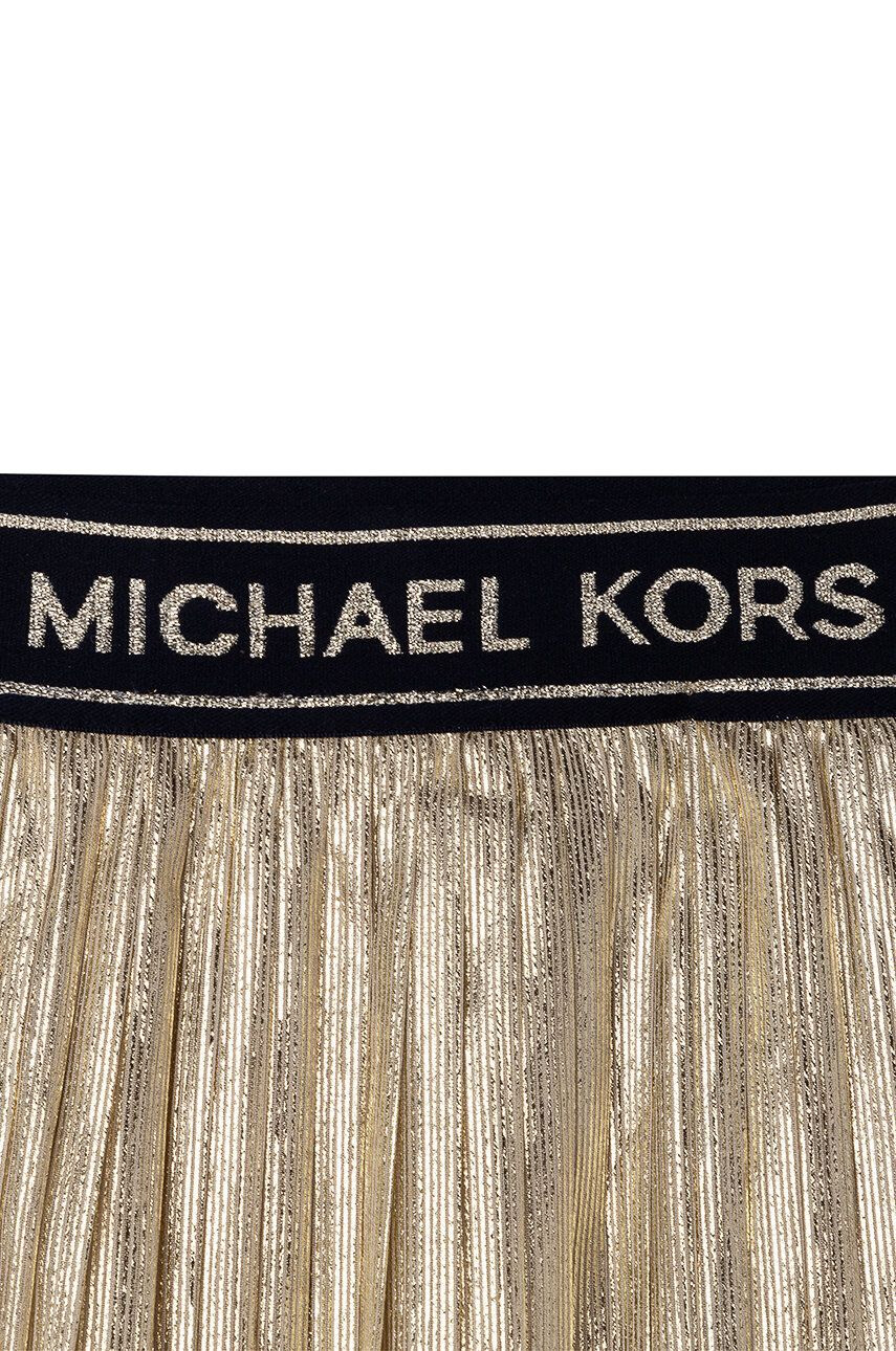 Michael Kors fusta fete culoarea auriu midi evazati - Pled.ro