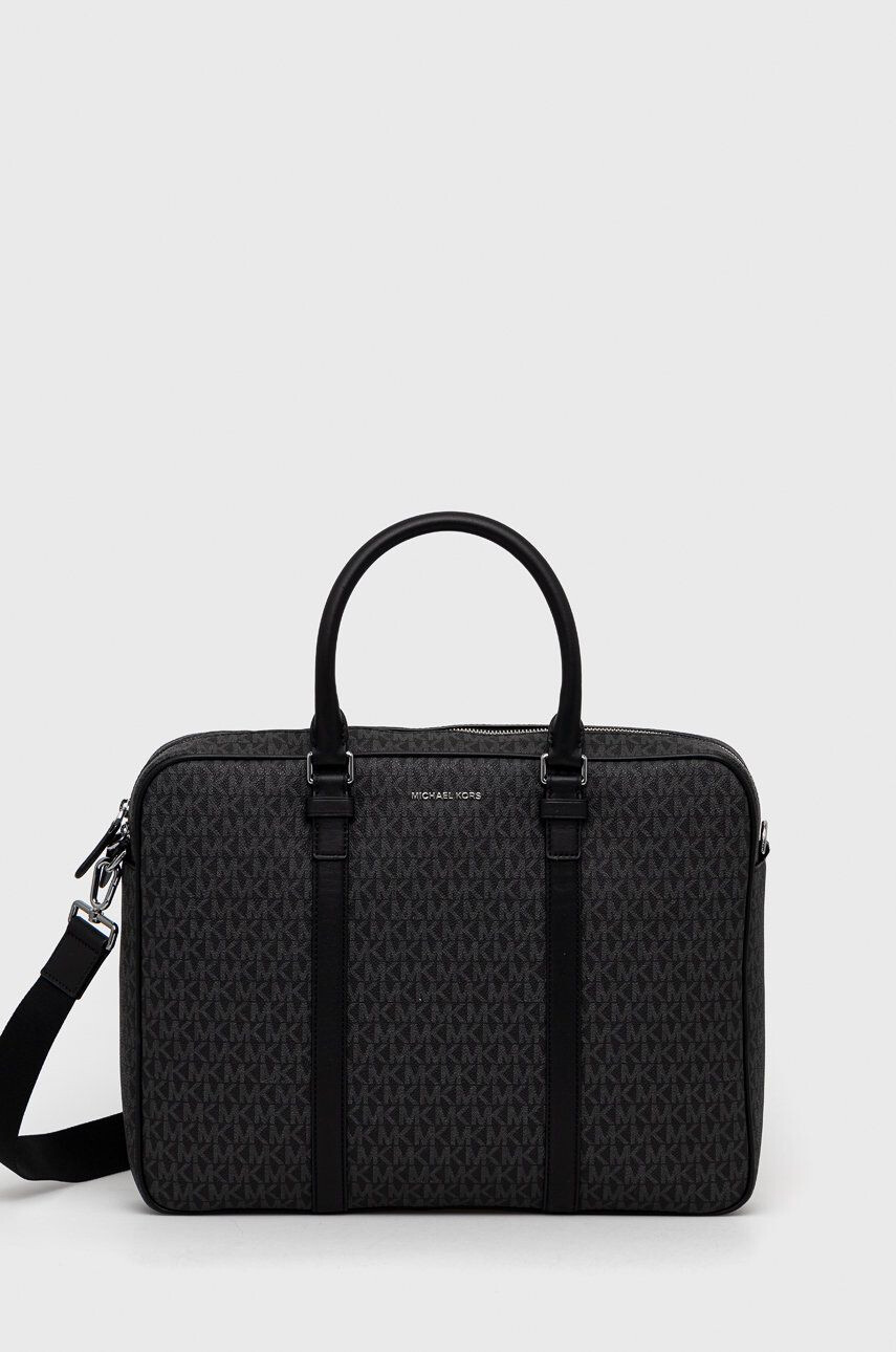 Michael Kors geanta laptop culoarea negru - Pled.ro