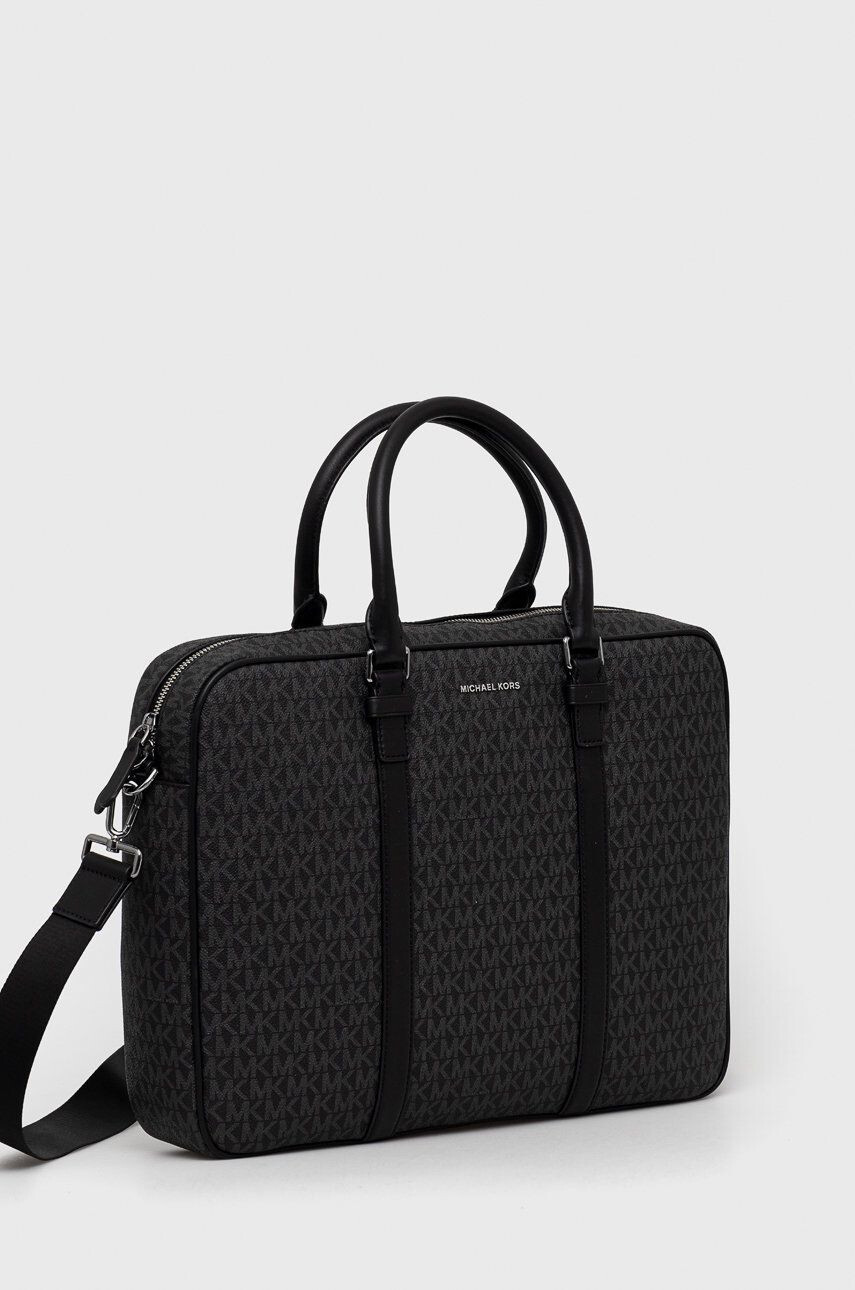 Michael Kors geanta laptop culoarea negru - Pled.ro