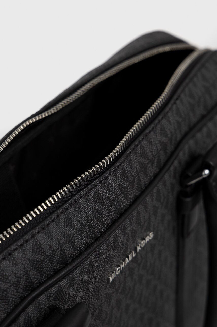 Michael Kors geanta laptop culoarea negru - Pled.ro