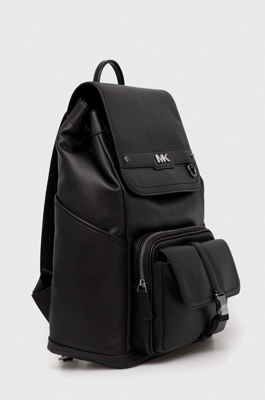 Michael Kors ghiozdan de piele barbati culoarea negru mare neted - Pled.ro