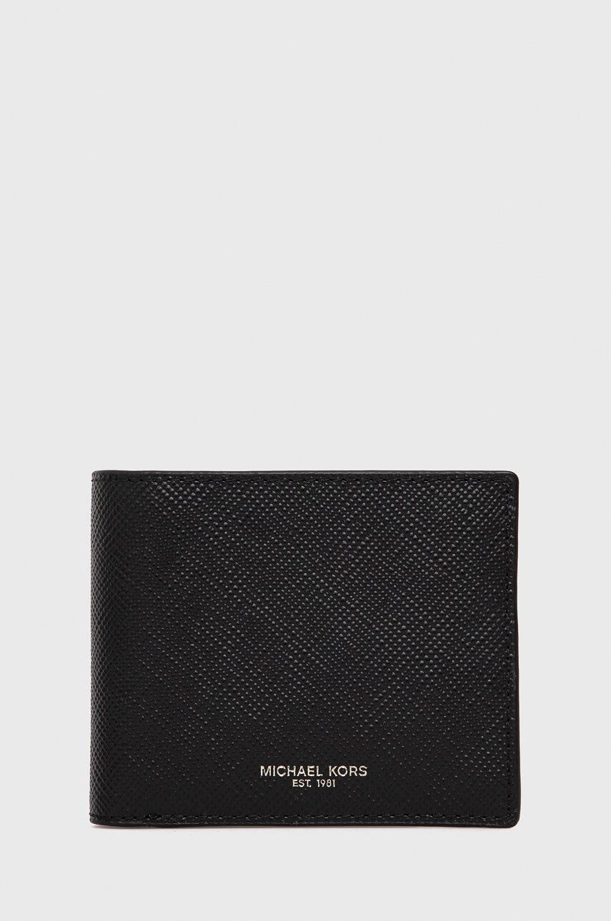 Michael Kors portofel de piele barbati culoarea negru - Pled.ro