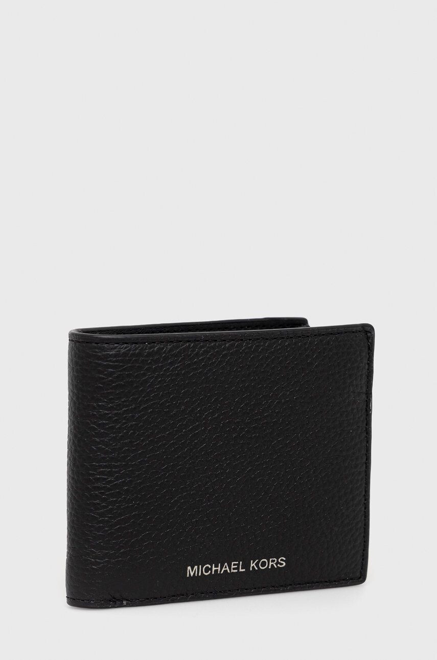 Michael Kors portofel de piele barbati culoarea negru - Pled.ro