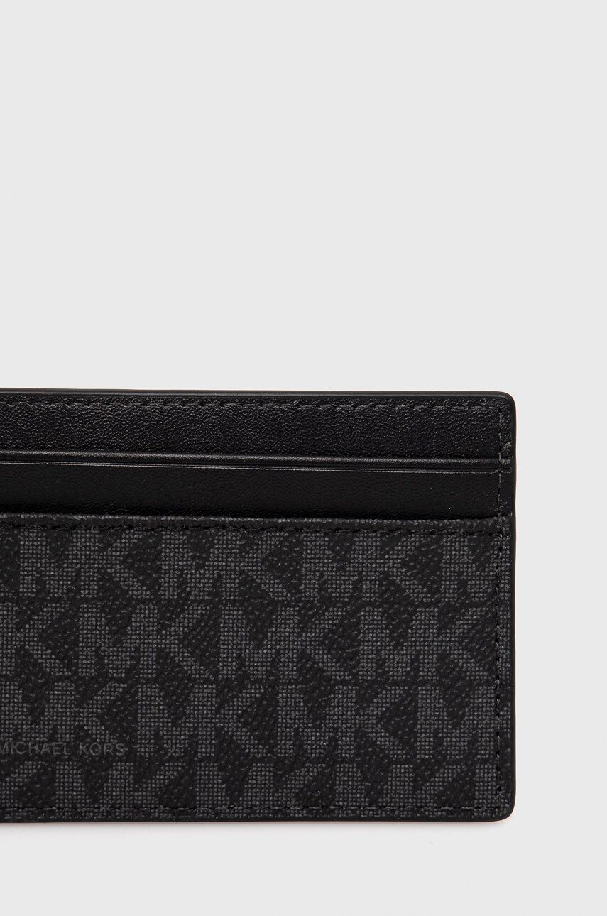 Michael Kors portofel si card holder barbati culoarea negru - Pled.ro