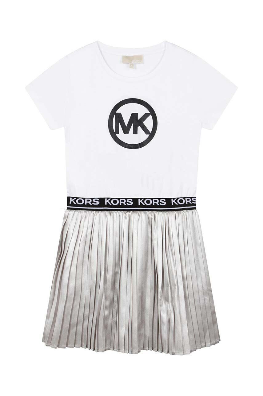 Michael Kors rochie fete culoarea alb mini evazati - Pled.ro