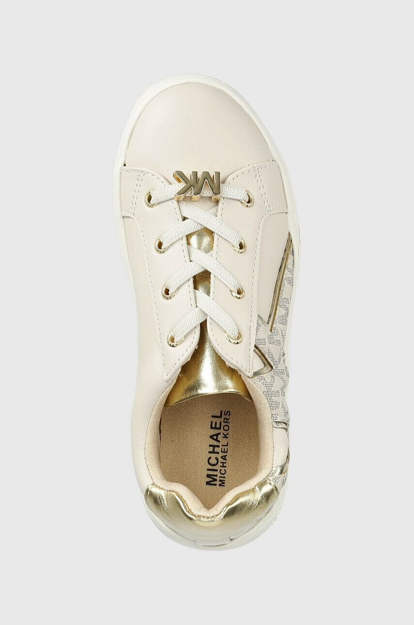 Michael Kors sneakers pentru copii culoarea bej - Pled.ro