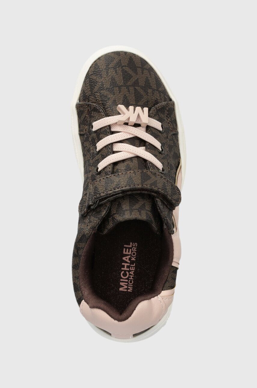 Michael Kors sneakers pentru copii Jem Airin culoarea maro - Pled.ro