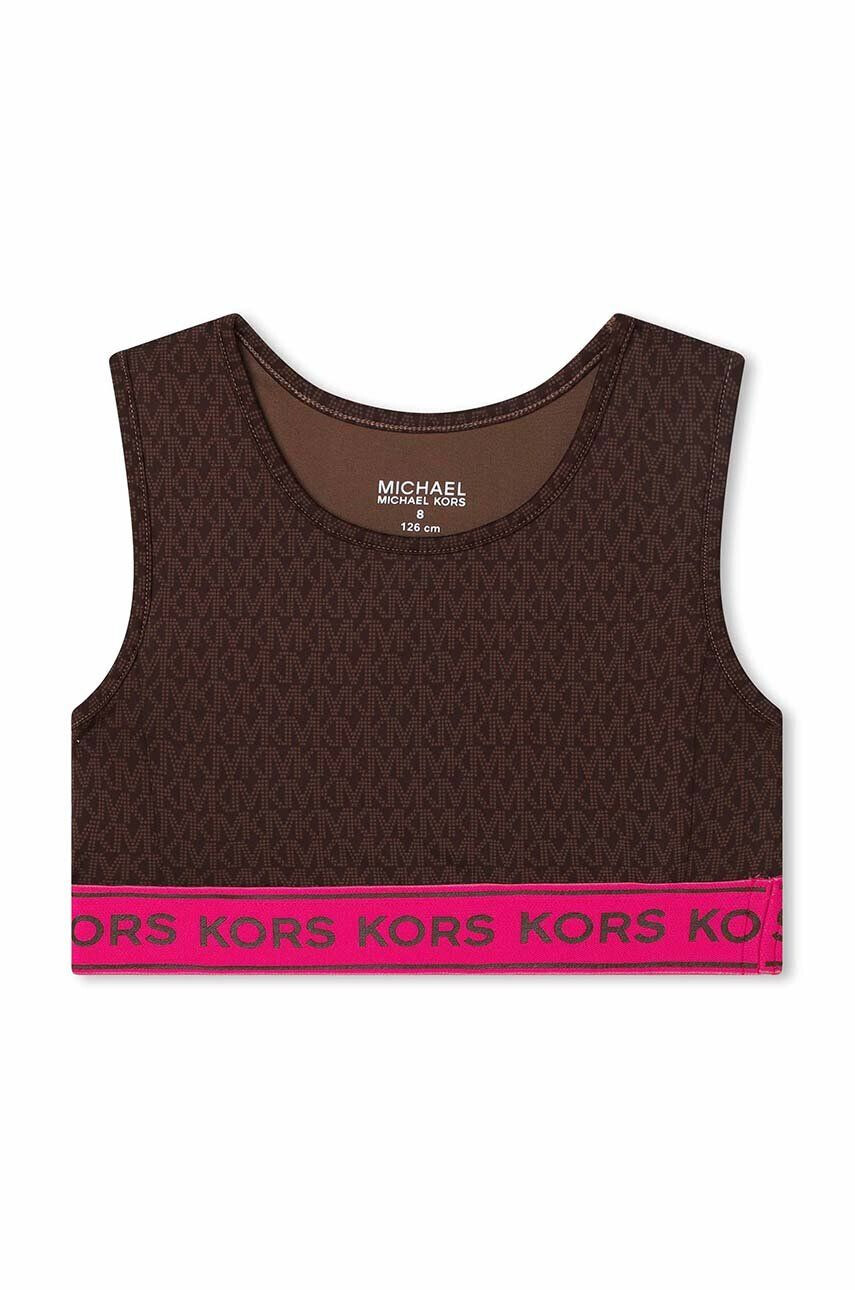 Michael Kors sutien sport fete culoarea maro - Pled.ro