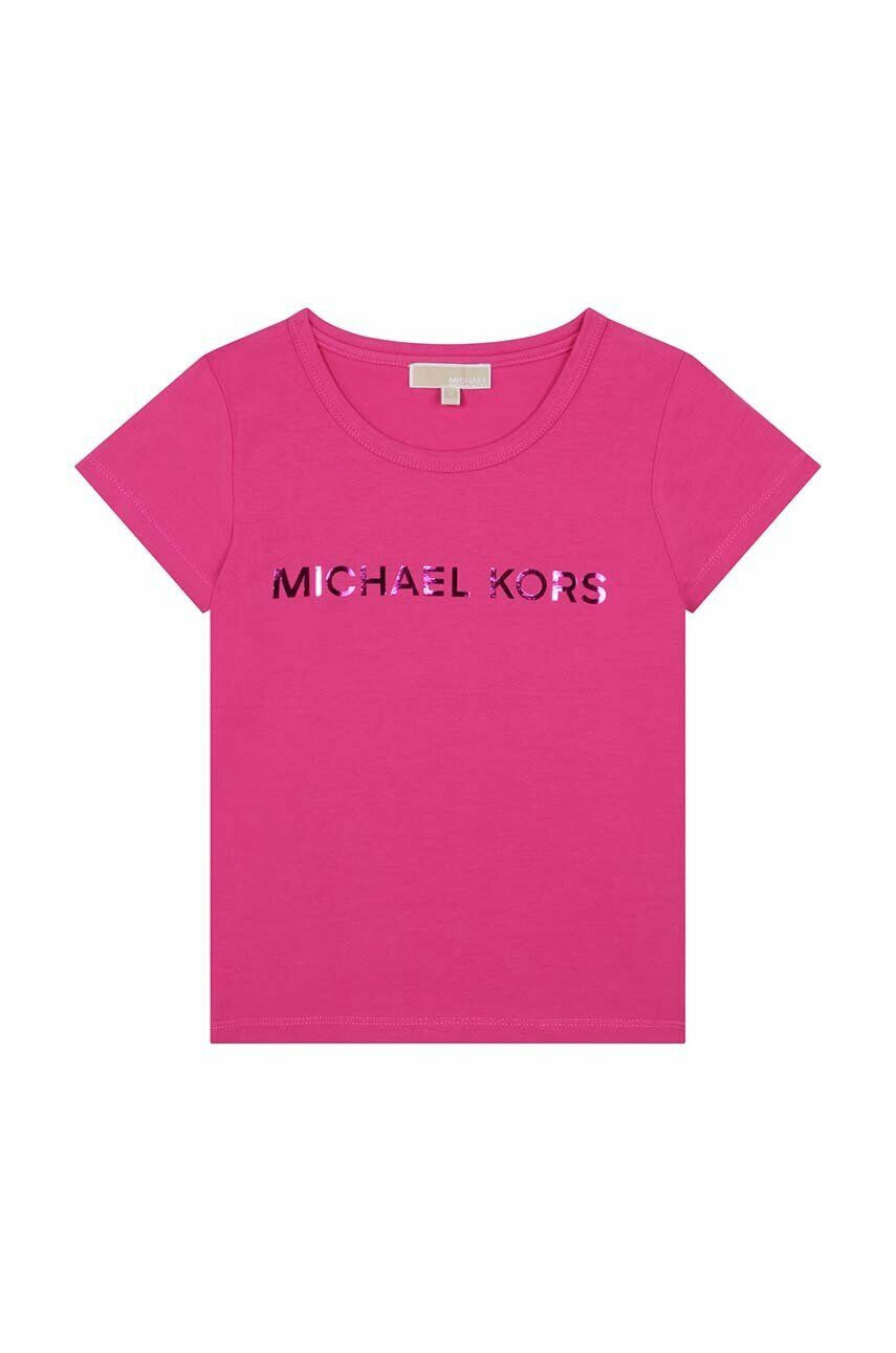 Michael Kors tricou copii culoarea violet - Pled.ro