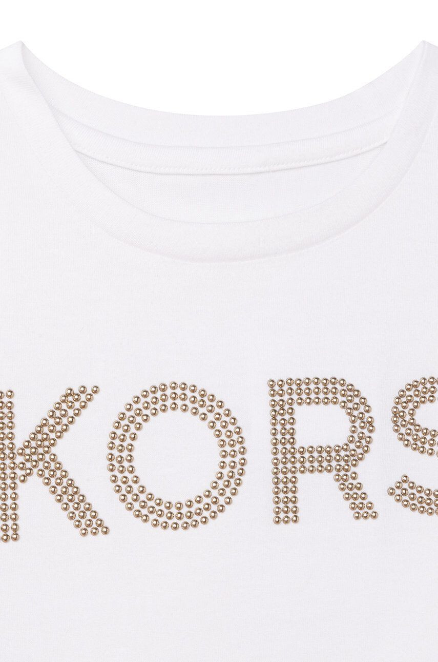 Michael Kors tricou de bumbac pentru copii culoarea alb - Pled.ro