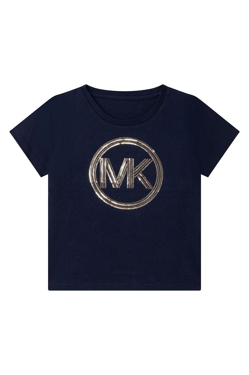 Michael Kors tricou de bumbac pentru copii culoarea albastru marin - Pled.ro