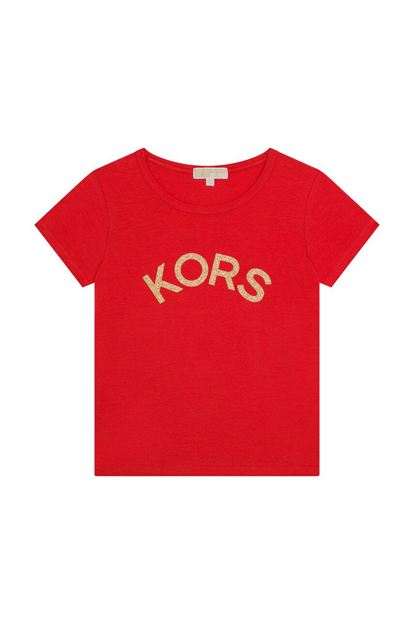 Michael Kors tricou de bumbac pentru copii culoarea rosu - Pled.ro