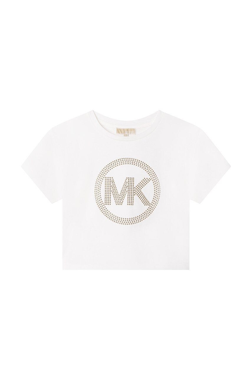 Michael Kors tricou de bumbac pentru copii culoarea alb - Pled.ro