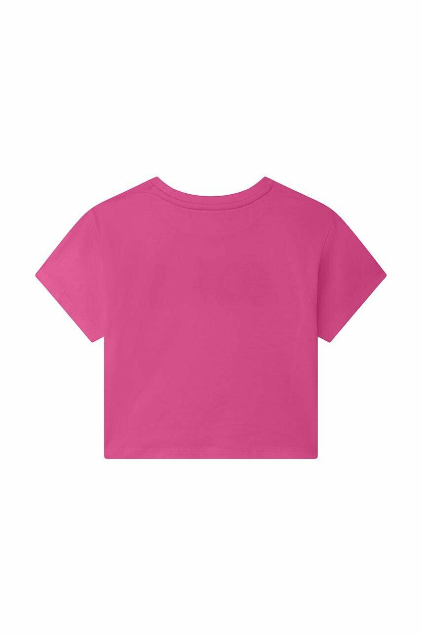 Michael Kors tricou de bumbac pentru copii culoarea violet - Pled.ro