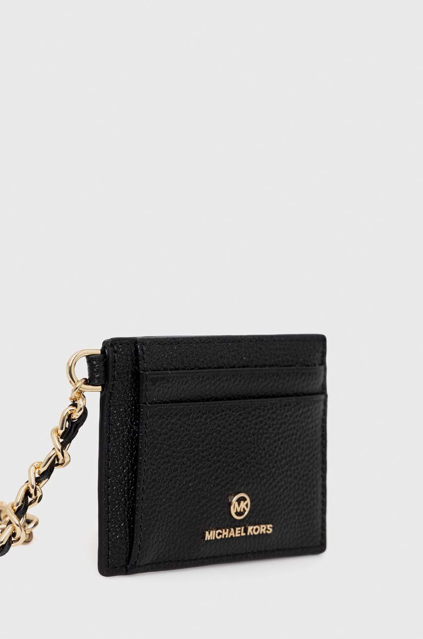 MICHAEL Michael Kors carcasa din piele femei culoarea negru - Pled.ro