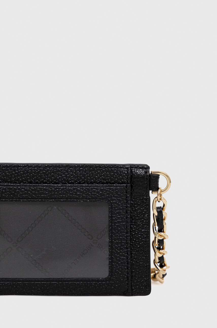 MICHAEL Michael Kors carcasa din piele femei culoarea negru - Pled.ro