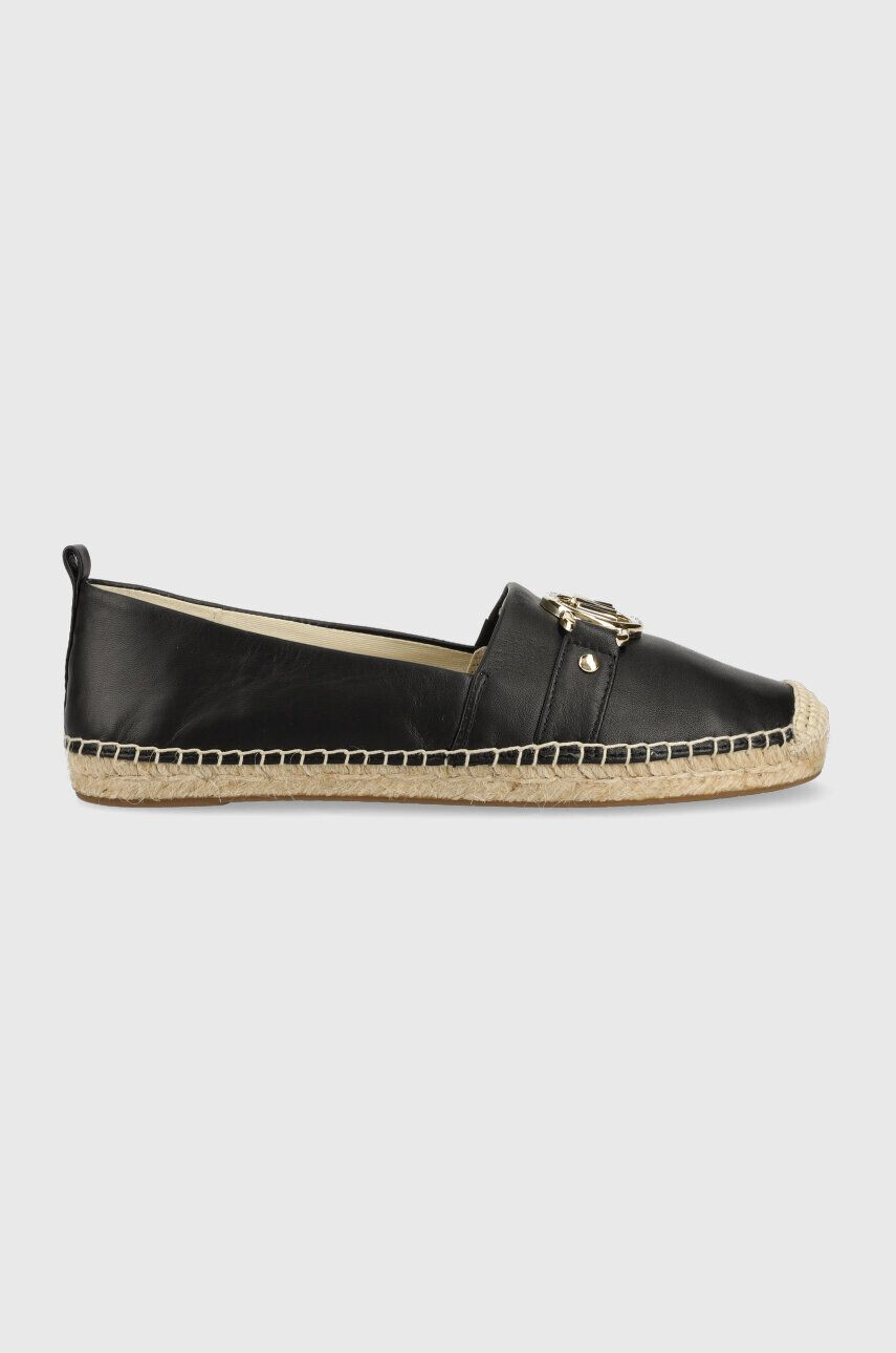 MICHAEL Michael Kors espadrile de piele Rory culoarea negru 40S3ROFP2L - Pled.ro