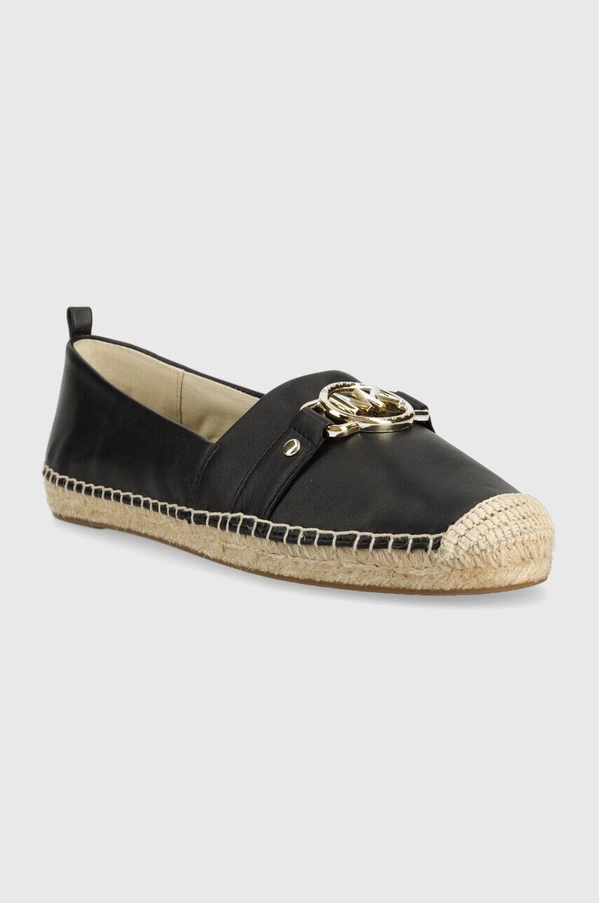 MICHAEL Michael Kors espadrile de piele Rory culoarea negru 40S3ROFP2L - Pled.ro