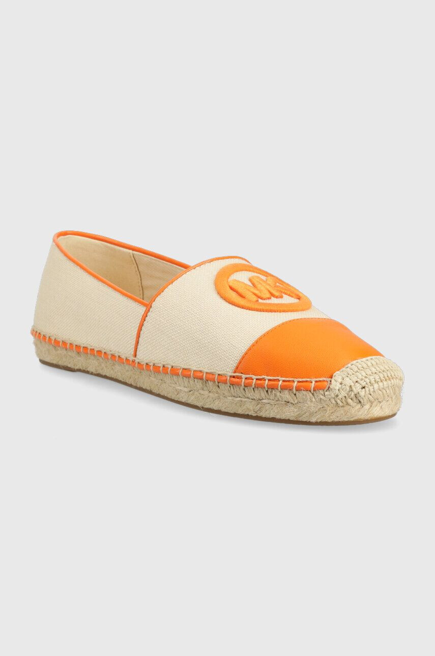 MICHAEL Michael Kors espadrile Kendrick culoarea portocaliu 40S3KNFP1D - Pled.ro