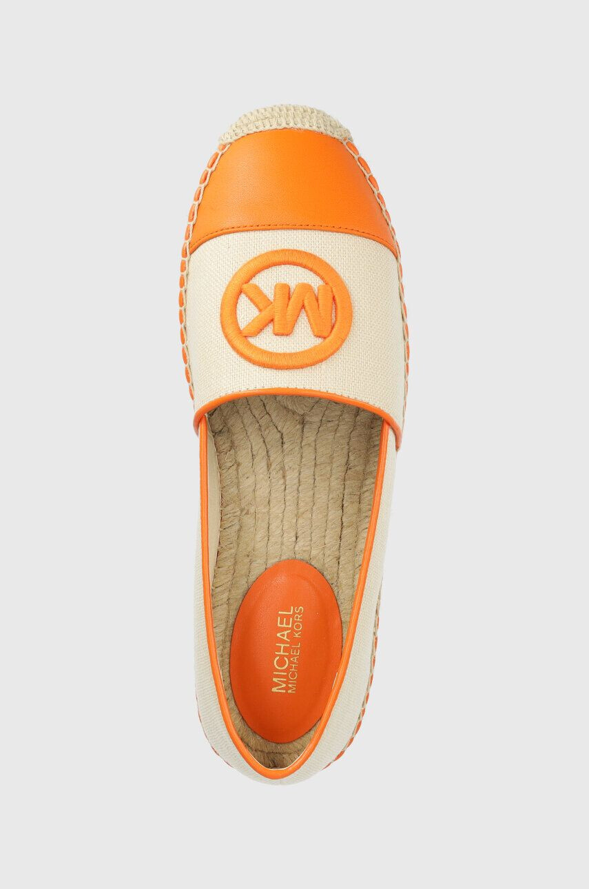 MICHAEL Michael Kors espadrile Kendrick culoarea portocaliu 40S3KNFP1D - Pled.ro