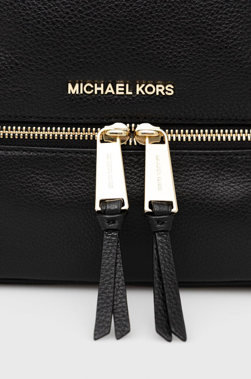 MICHAEL Michael Kors ghiozdan de piele femei culoarea negru mic neted - Pled.ro