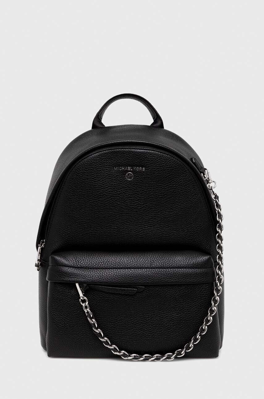 MICHAEL Michael Kors ghiozdan de piele femei culoarea negru mic neted - Pled.ro