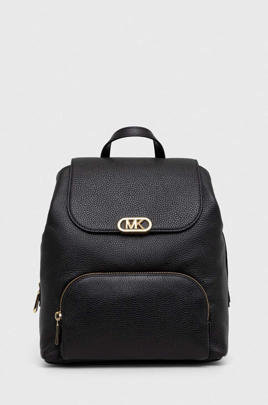 MICHAEL Michael Kors ghiozdan de piele femei culoarea negru mic neted - Pled.ro