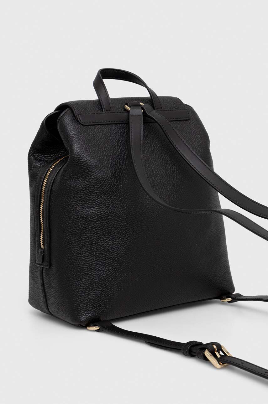 MICHAEL Michael Kors ghiozdan de piele femei culoarea negru mic neted - Pled.ro