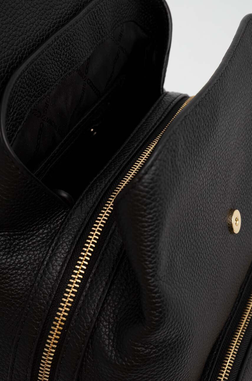 MICHAEL Michael Kors ghiozdan de piele femei culoarea negru mic neted - Pled.ro