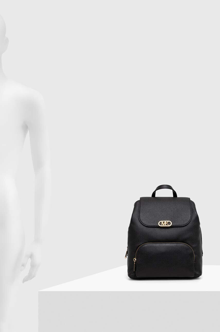 MICHAEL Michael Kors ghiozdan de piele femei culoarea negru mic neted - Pled.ro