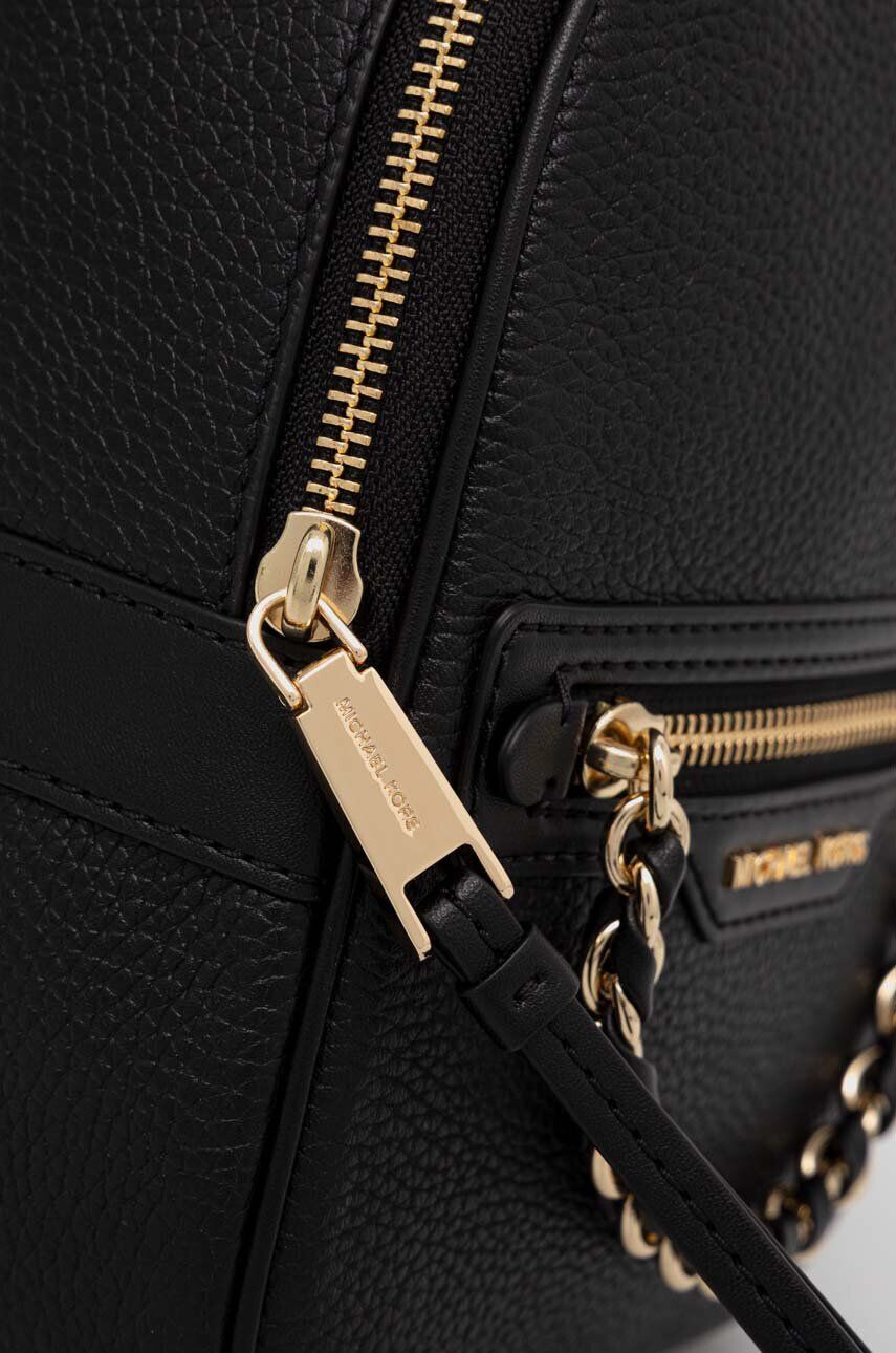 MICHAEL Michael Kors ghiozdan de piele femei culoarea negru mic neted - Pled.ro