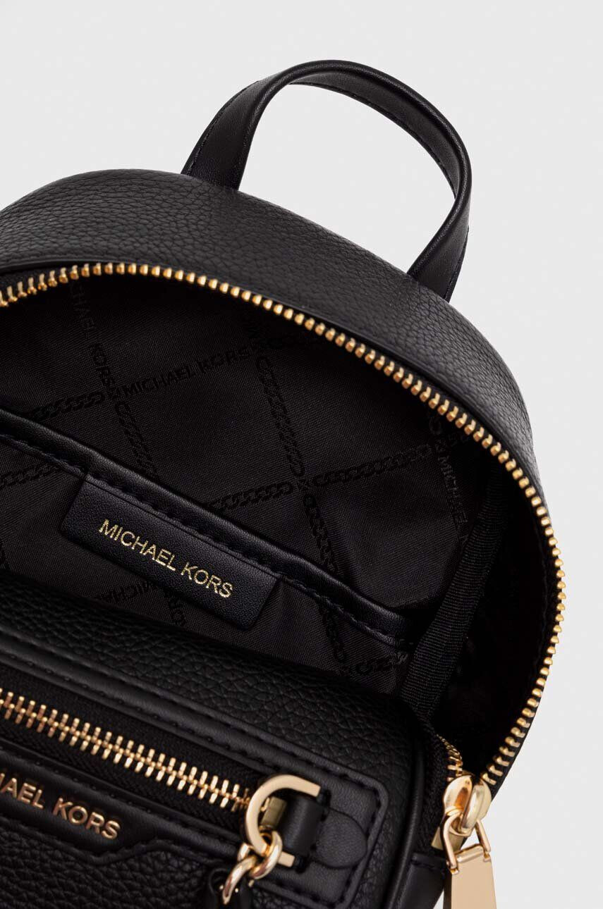 MICHAEL Michael Kors ghiozdan de piele femei culoarea negru mic neted - Pled.ro