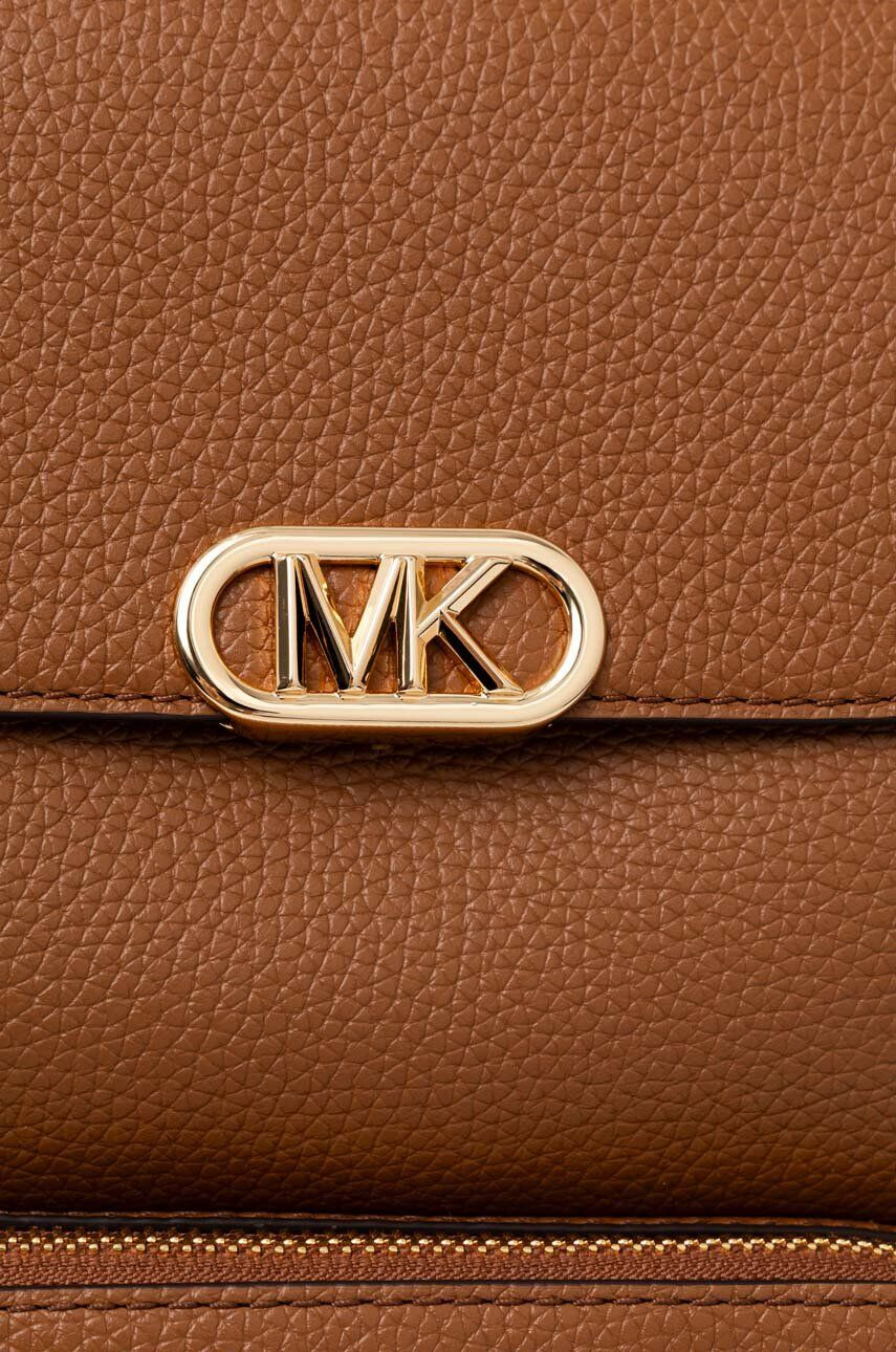 MICHAEL Michael Kors ghiozdan de piele femei culoarea maro mic neted - Pled.ro