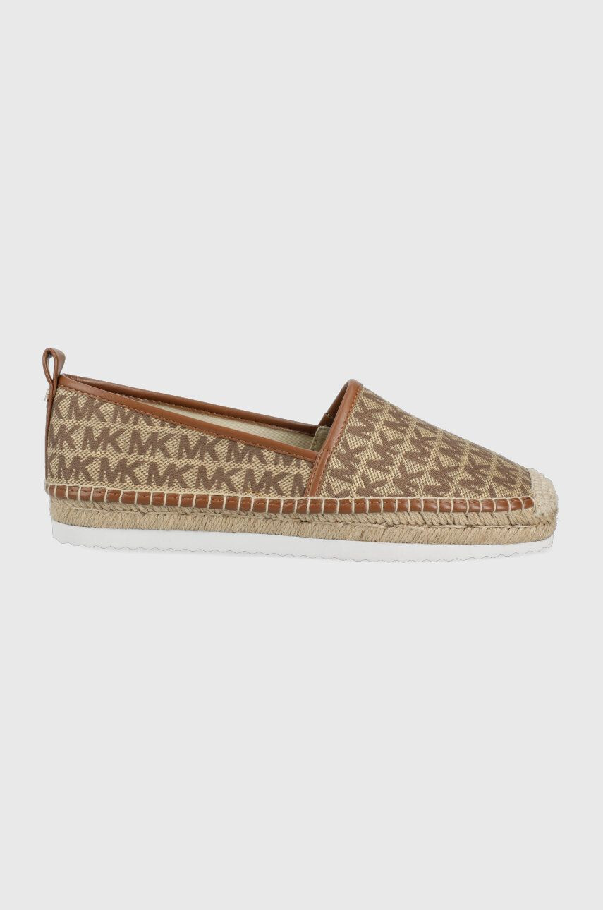 MICHAEL Michael Kors Michael Kors espadrile Lenny Espadrille culoarea maro - Pled.ro