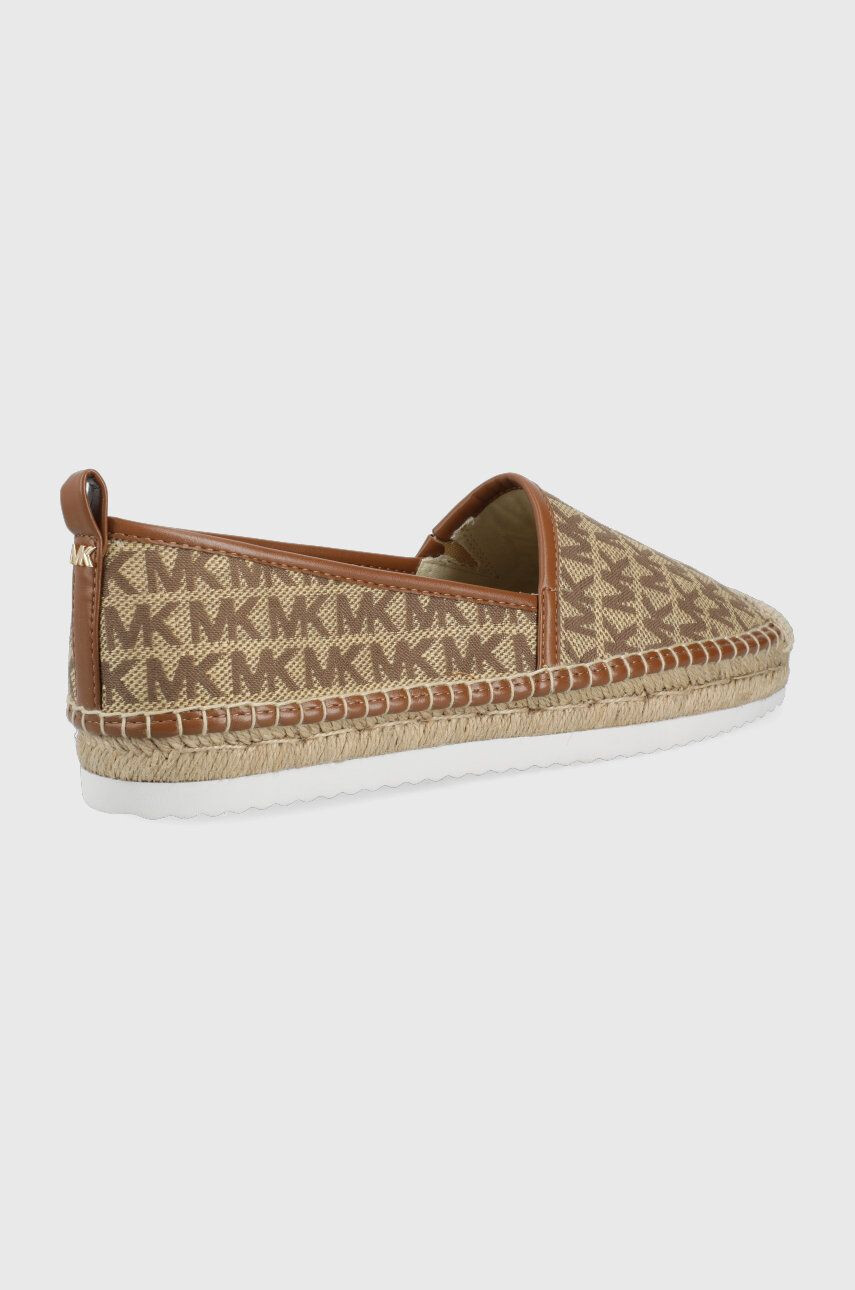 MICHAEL Michael Kors Michael Kors espadrile Lenny Espadrille culoarea maro - Pled.ro