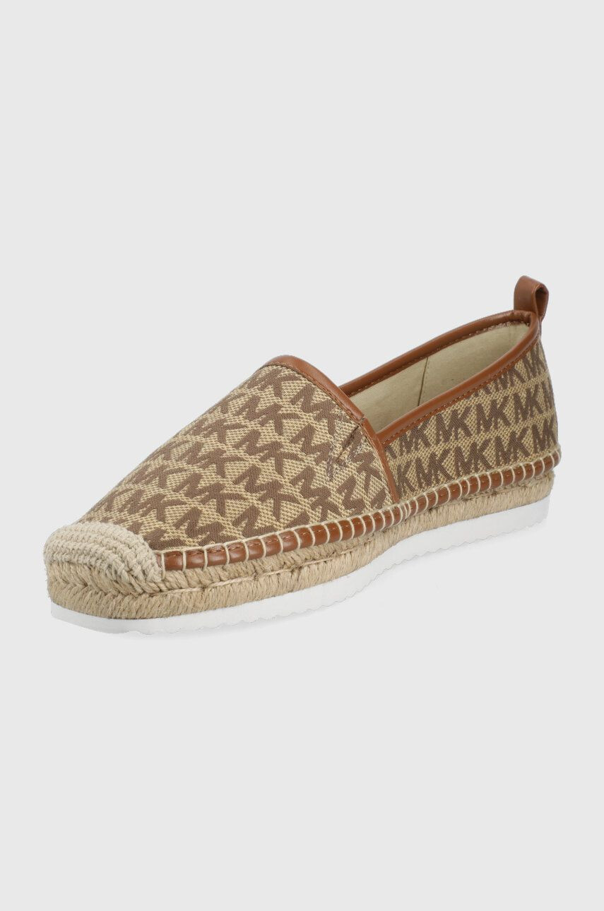 MICHAEL Michael Kors Michael Kors espadrile Lenny Espadrille culoarea maro - Pled.ro