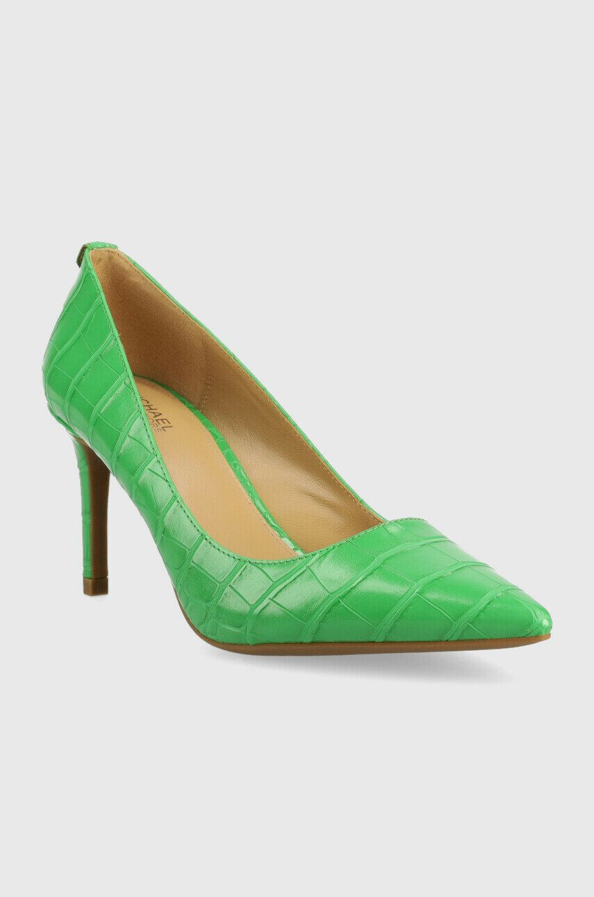 MICHAEL Michael Kors pantofi cu toc Alina culoarea verde 40R3ALMP1E - Pled.ro