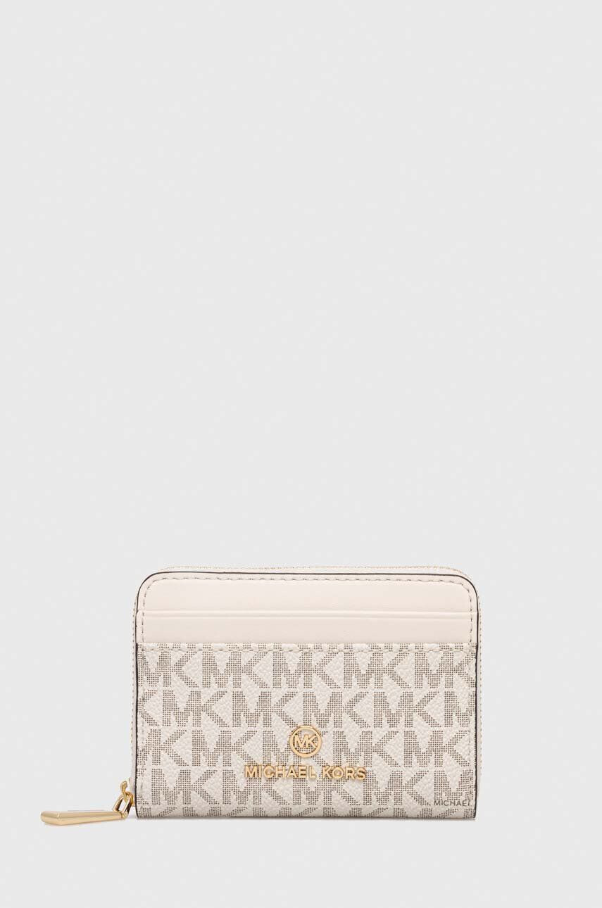 MICHAEL Michael Kors portofel femei culoarea bej - Pled.ro